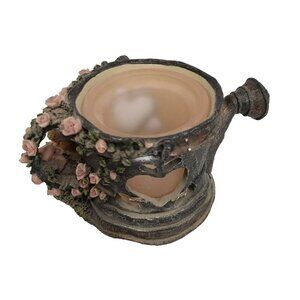 Vintage Boyds Bears Shower Of Roses Votive Watering Can Bearstone Candle Holder